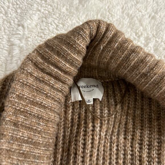 Weekend Los Angeles Womens NWOT Cardigan Chunky Knit Beige/Multi Sz Small Cozy - Picture 6 of 6